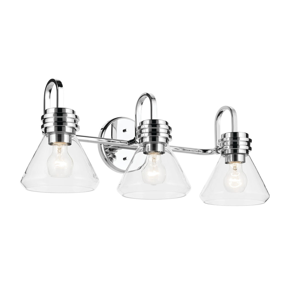 Kichler Canada - Three Light Bath - Farum - Chrome- Union Lighting Luminaires Decor