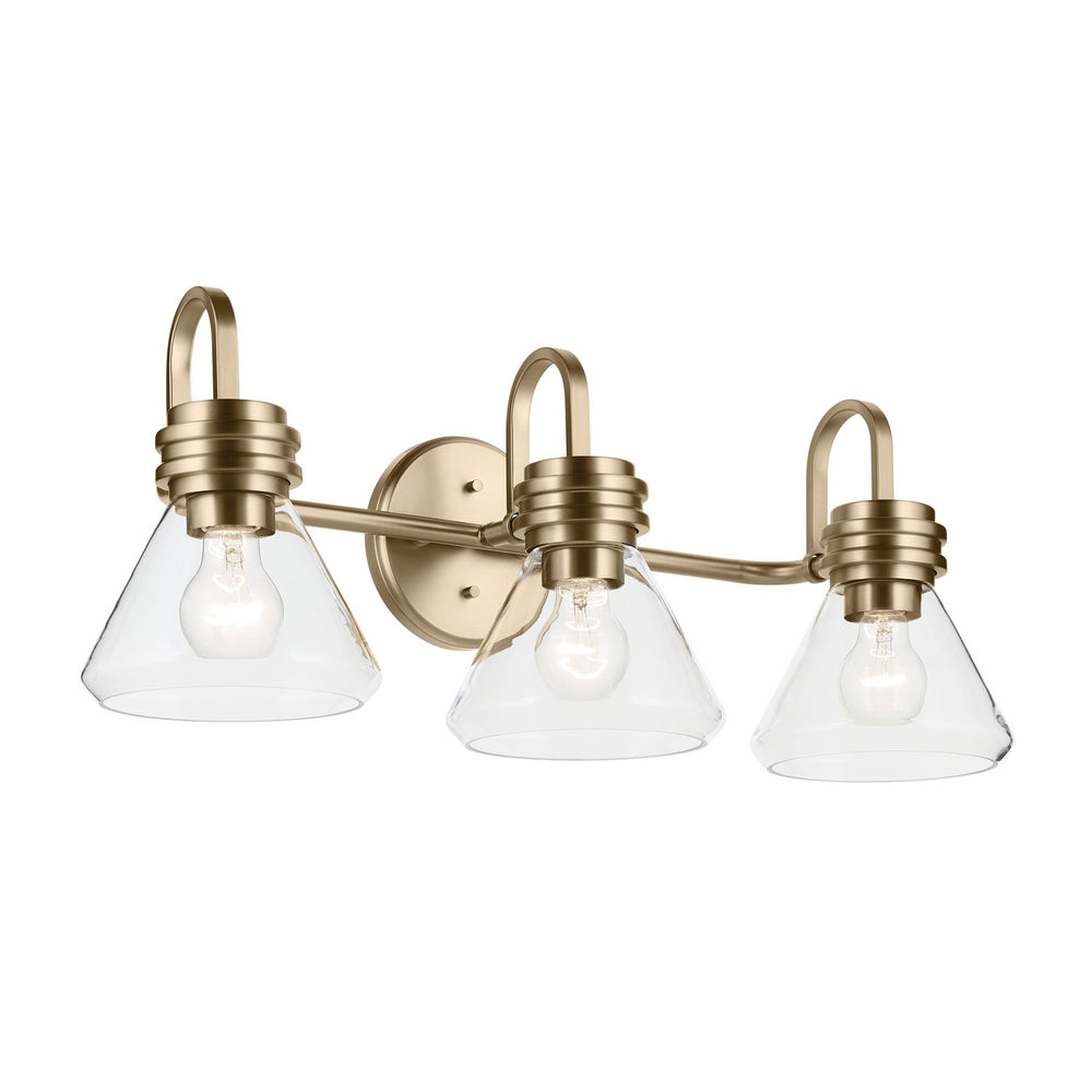 Kichler Canada - Three Light Bath - Farum - Champagne Bronze- Union Lighting Luminaires Decor