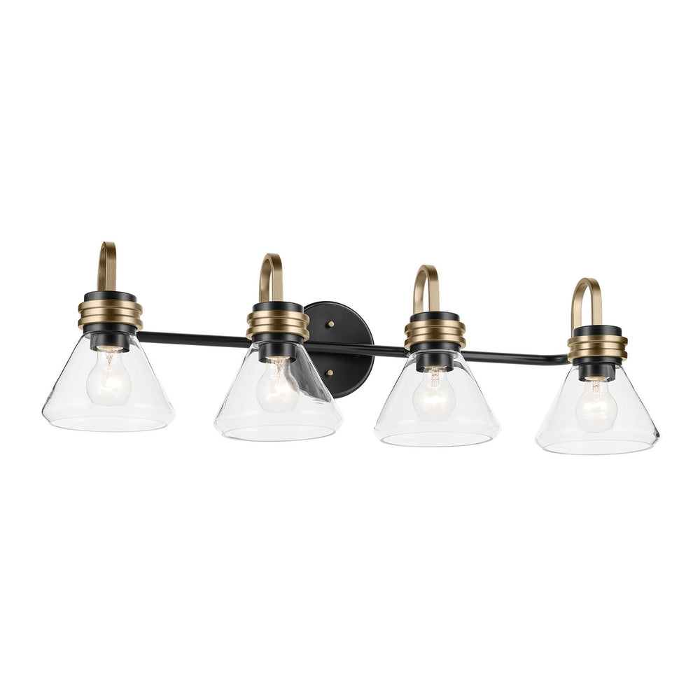 Kichler Canada - Four Light Bath - Farum - Black- Union Lighting Luminaires Decor