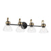 Kichler Canada - Four Light Bath - Farum - Black- Union Lighting Luminaires Decor