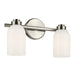 Kichler Canada - Two Light Bath - Shae - Brushed Nickel- Union Lighting Luminaires Decor