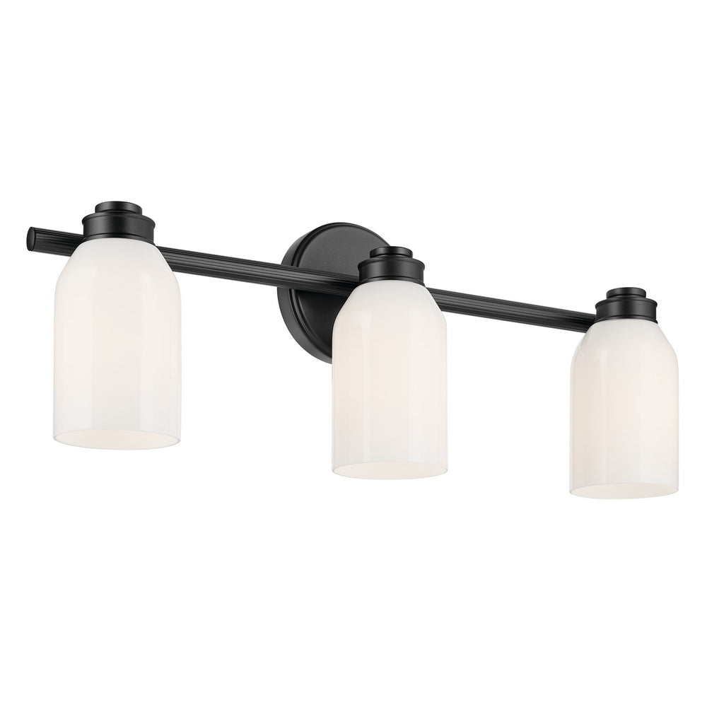 Kichler Canada - Three Light Bath - Shae - Black- Union Lighting Luminaires Decor