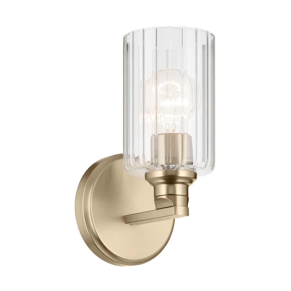 Kichler Canada - One Light Wall Sconce - Gioe - Champagne Bronze- Union Lighting Luminaires Decor