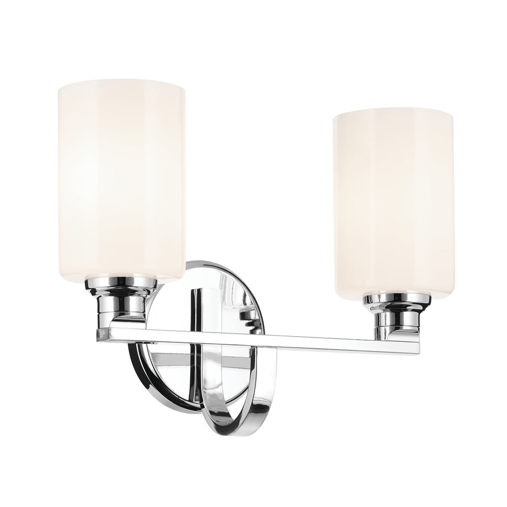 Kichler Canada - Two Light Bath - Gioe - Chrome- Union Lighting Luminaires Decor