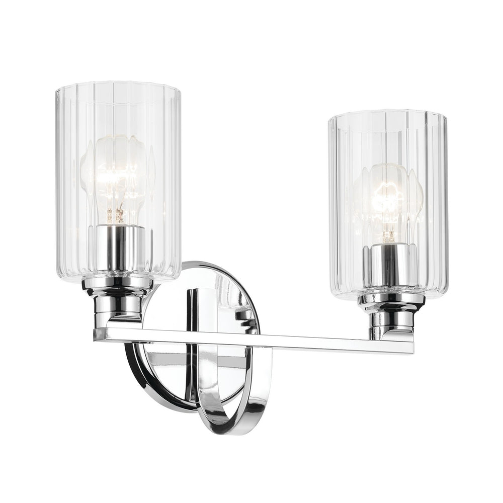 Kichler Canada - Two Light Bath - Gioe - Chrome- Union Lighting Luminaires Decor