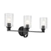 Kichler Canada - Three Light Bath - Gioe - Black- Union Lighting Luminaires Decor