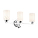 Kichler Canada - Three Light Bath - Gioe - Chrome- Union Lighting Luminaires Decor
