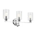 Kichler Canada - Three Light Bath - Gioe - Chrome- Union Lighting Luminaires Decor