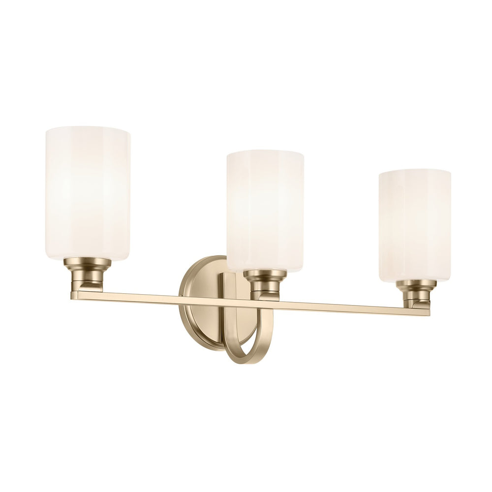 Kichler Canada - Three Light Bath - Gioe - Champagne Bronze- Union Lighting Luminaires Decor