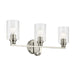 Kichler Canada - Three Light Bath - Gioe - Brushed Nickel- Union Lighting Luminaires Decor