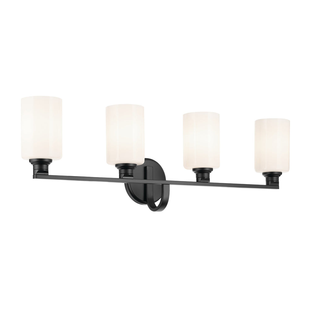 Kichler Canada - Four Light Bath - Gioe - Black- Union Lighting Luminaires Decor