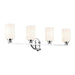 Kichler Canada - Four Light Bath - Gioe - Chrome- Union Lighting Luminaires Decor