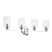 Kichler Canada - Four Light Bath - Gioe - Chrome- Union Lighting Luminaires Decor