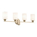 Kichler Canada - Four Light Bath - Gioe - Champagne Bronze- Union Lighting Luminaires Decor