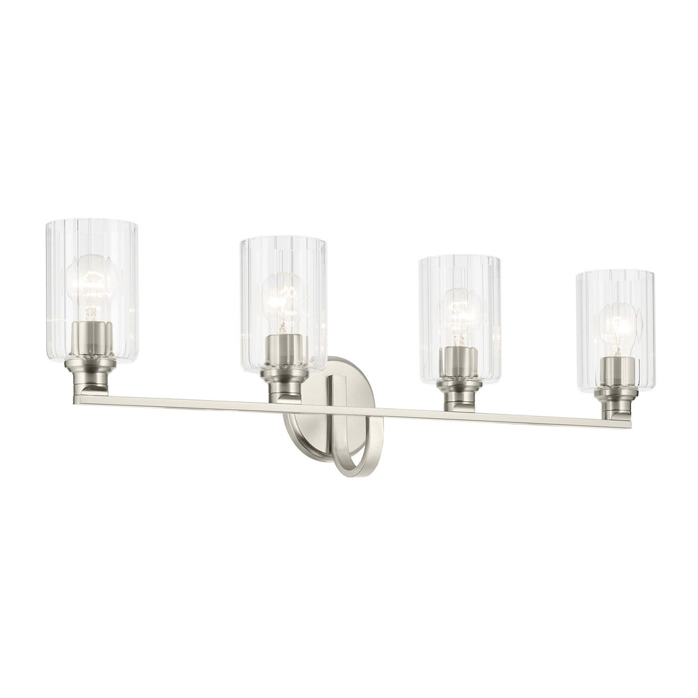 Kichler Canada - Four Light Bath - Gioe - Brushed Nickel- Union Lighting Luminaires Decor