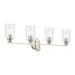 Kichler Canada - Four Light Bath - Gioe - Brushed Nickel- Union Lighting Luminaires Decor