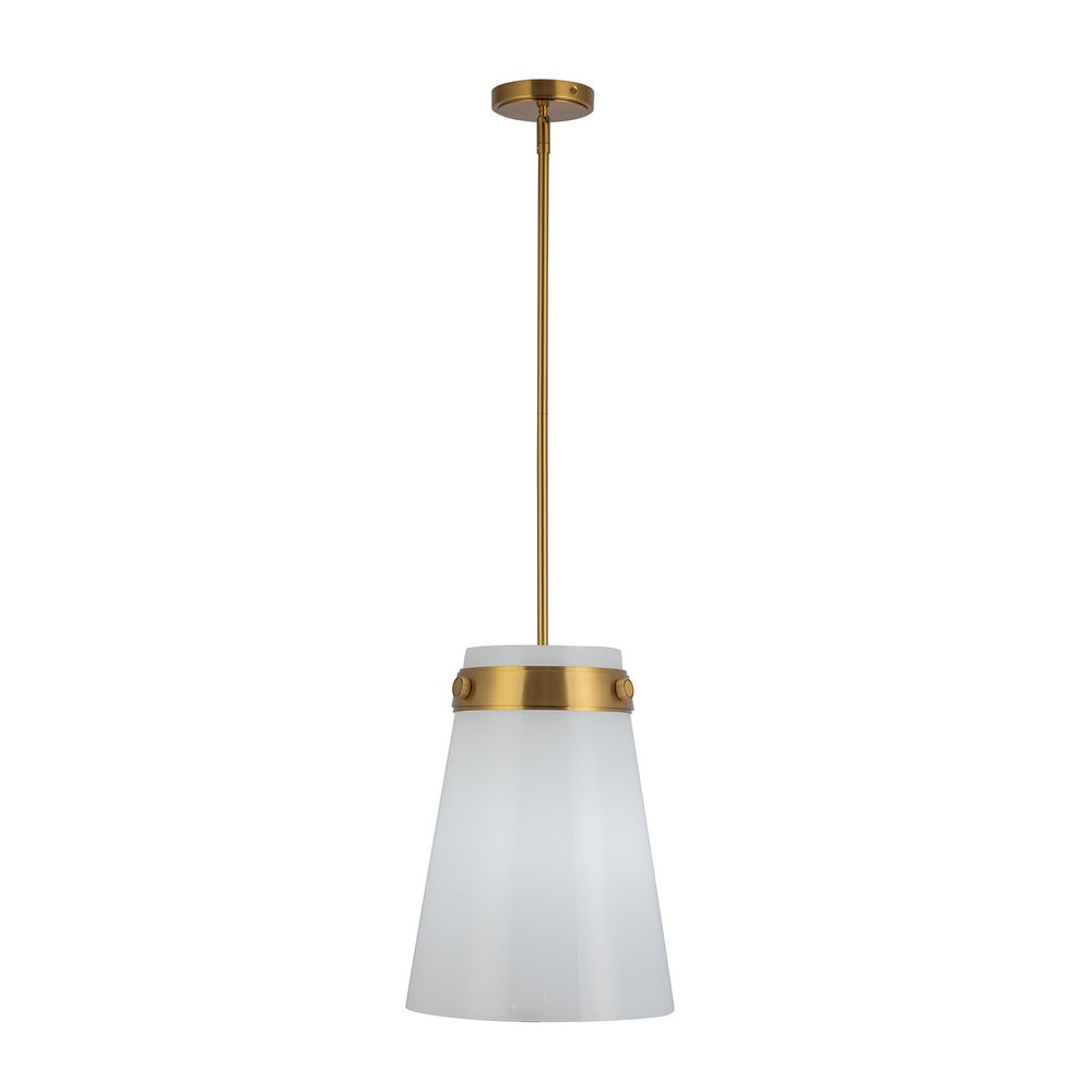 Artcraft Canada - One Light Pendant - Dahlia - Brushed Brass- Union Lighting Luminaires Decor