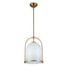 Artcraft Canada - One Light Pendant - Dahlia - Brushed Brass- Union Lighting Luminaires Decor
