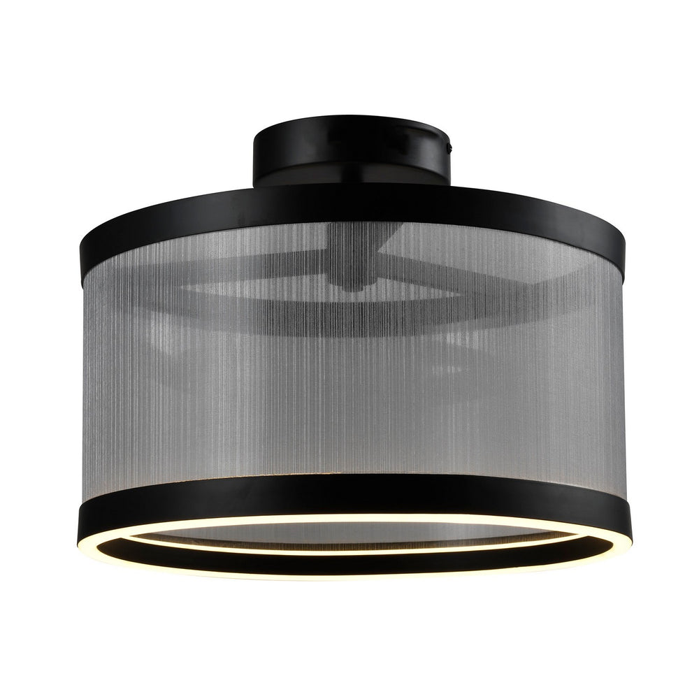 Artcraft Canada - LED Semi Flush Mount - Cora - Silver- Union Lighting Luminaires Decor