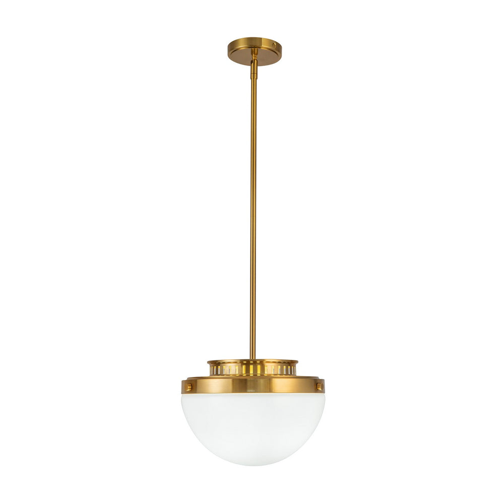 Artcraft Canada - One Light Pendant - Dahlia - Brushed Brass- Union Lighting Luminaires Decor