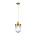 Artcraft Canada - One Light Pendant - Myla - Vintage Brass- Union Lighting Luminaires Decor