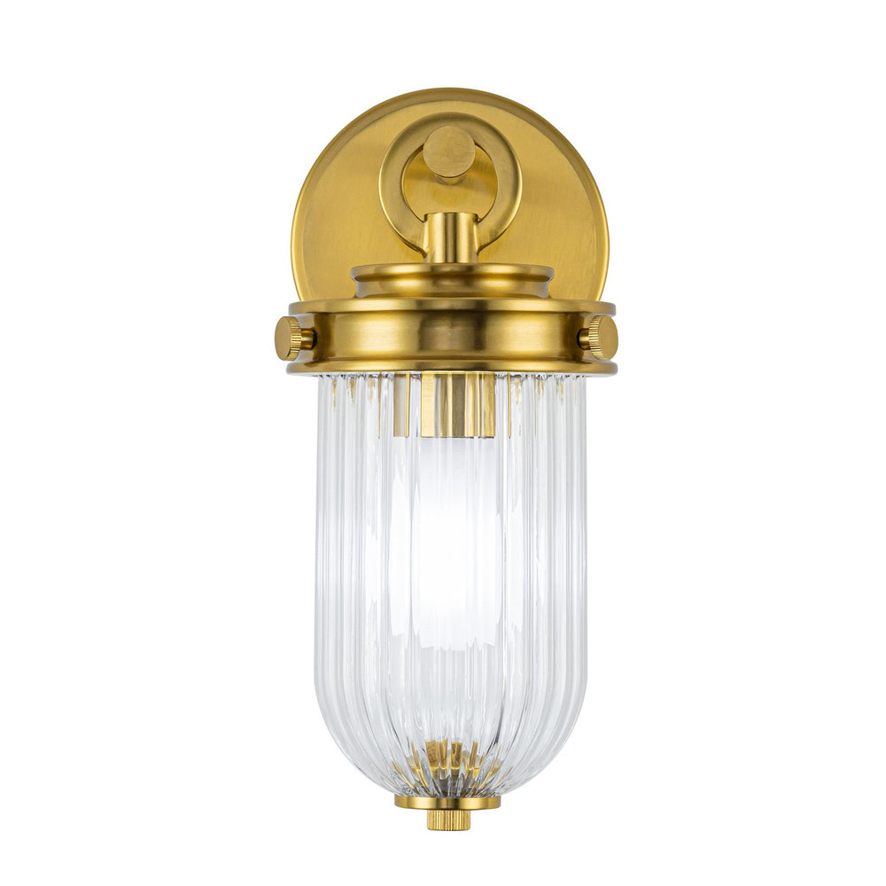 Artcraft Canada - One Light Wall Sconce - Myla - Vintage Brass- Union Lighting Luminaires Decor