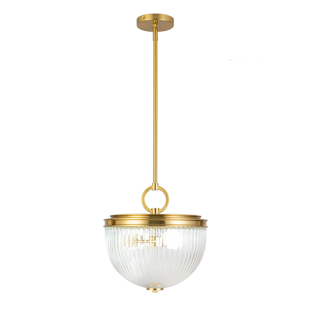 Artcraft Canada - Two Light Pendant - Myla - Vintage Brass- Union Lighting Luminaires Decor