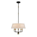 Artcraft Canada - Five Light Pendant - Providence - Black, Brushed Brass- Union Lighting Luminaires Decor