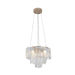 Artcraft Canada - Five Light Pendant - Bianca - Polished Nickel, Crystalline- Union Lighting Luminaires Decor