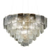 Artcraft Canada - 19 Light Chandelier - Bianca - Polished Nickel, Crystalline Smoke- Union Lighting Luminaires Decor