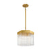 Artcraft Canada - Three Light Pendant - Emma - Brushed Brass- Union Lighting Luminaires Decor