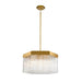 Artcraft Canada - Seven Light Chandelier - Emma - Brushed Brass- Union Lighting Luminaires Decor