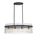 Artcraft Canada - Four Light Island Pendant - Ava - Black- Union Lighting Luminaires Decor