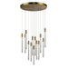 Artcraft Canada - LED Chandelier - Celine - Brass- Union Lighting Luminaires Decor