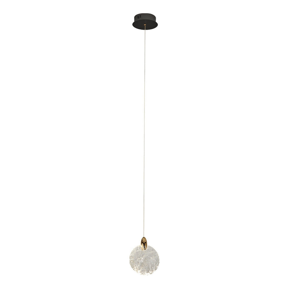 Artcraft Canada - LED Pendant - Snowflake - Satin Brass- Union Lighting Luminaires Decor