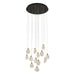 Artcraft Canada - LED Chandelier - Snowflake - Satin Brass- Union Lighting Luminaires Decor