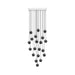 Artcraft Canada - LED Chandelier - Snowflake - Satin Brass- Union Lighting Luminaires Decor