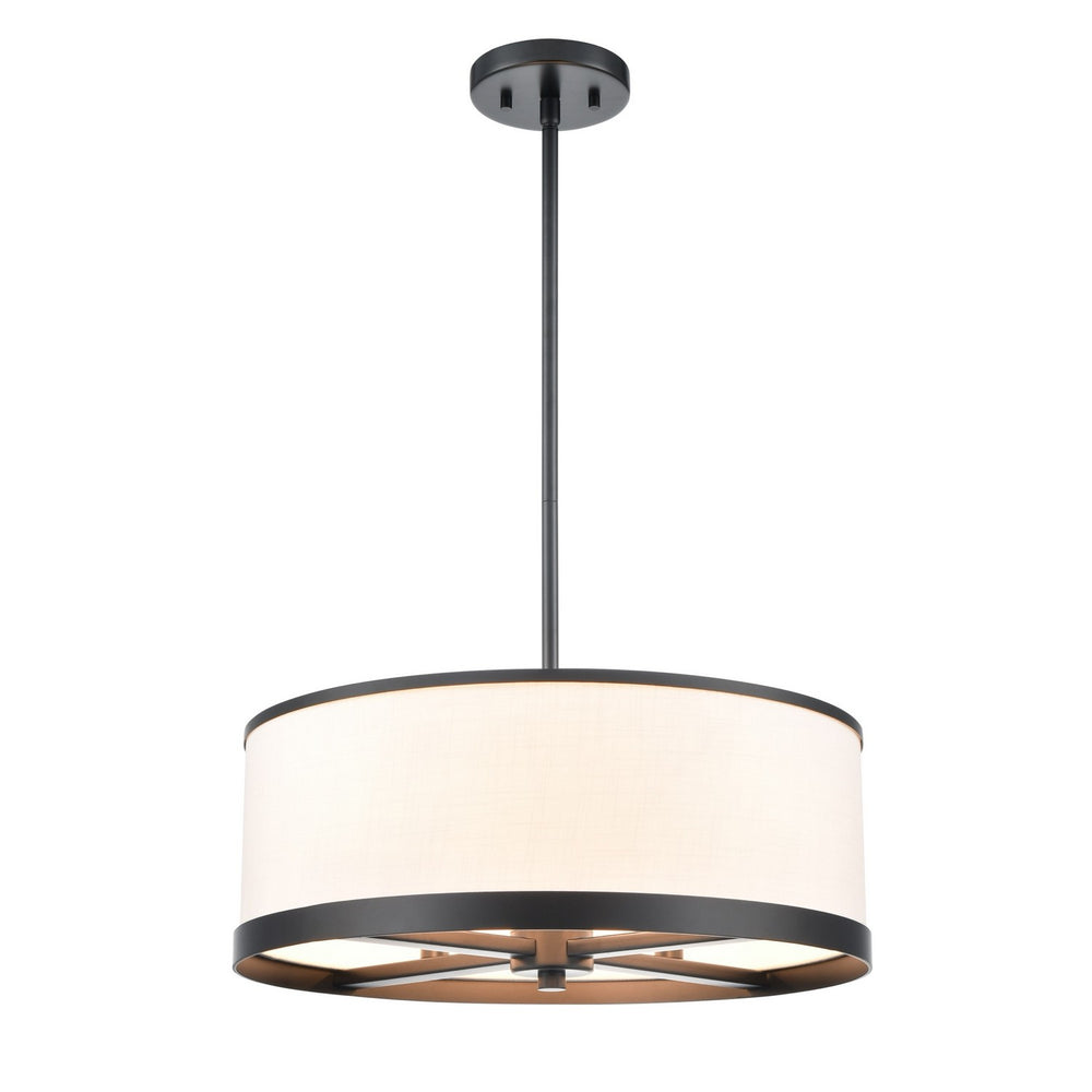 Artcraft Canada - Four Light Chandelier - High Street - Black- Union Lighting Luminaires Decor