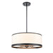 Artcraft Canada - Four Light Chandelier - High Street - Black- Union Lighting Luminaires Decor