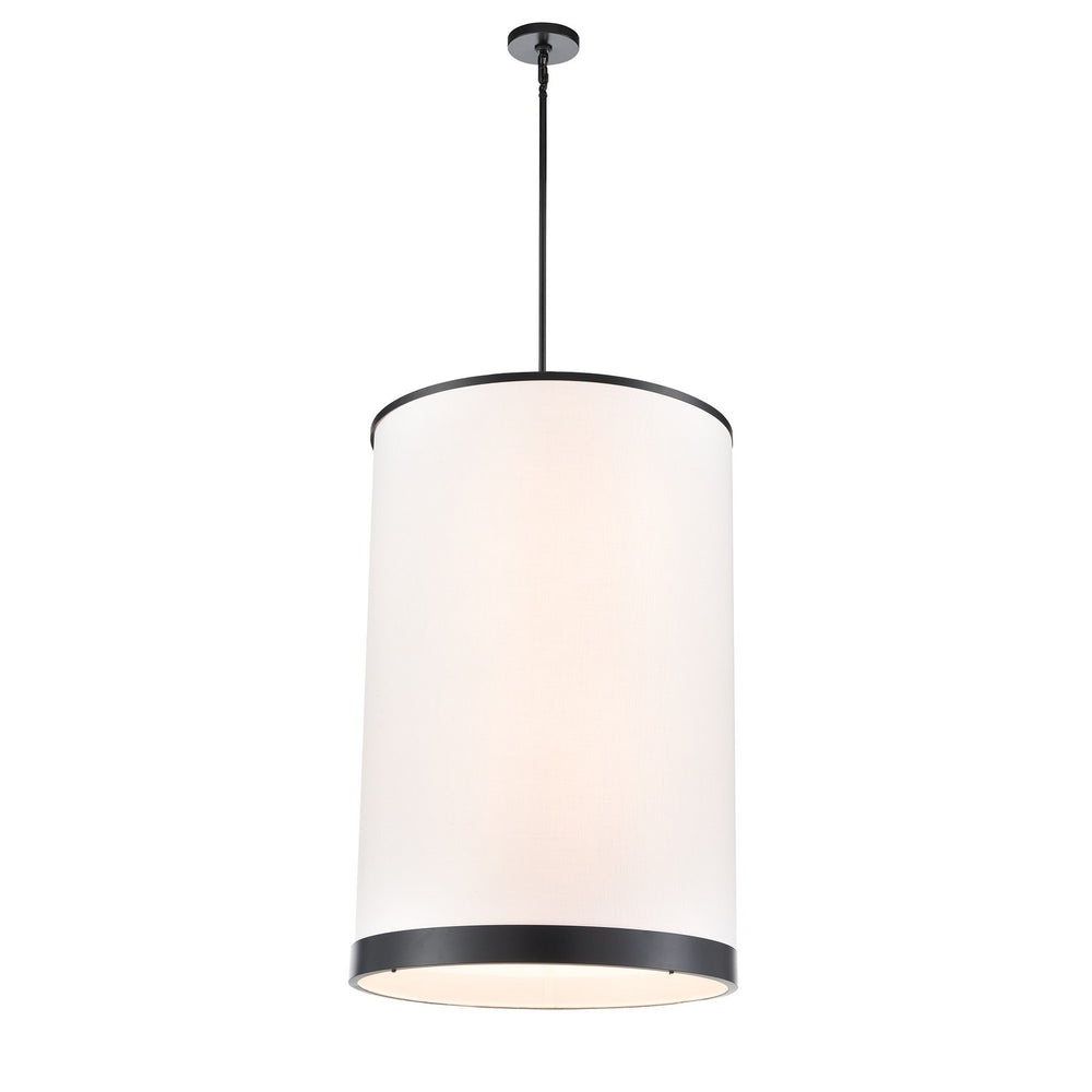 Artcraft Canada - Eight Light Chandelier - High Street - Black- Union Lighting Luminaires Decor