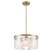 Artcraft Canada - Three Light Pendant - Skye - Brass- Union Lighting Luminaires Decor