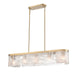 Artcraft Canada - Six Light Island Pendant - Skye - Brass- Union Lighting Luminaires Decor