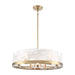 Artcraft Canada - Six Light Chandelier - Skye - Brass- Union Lighting Luminaires Decor