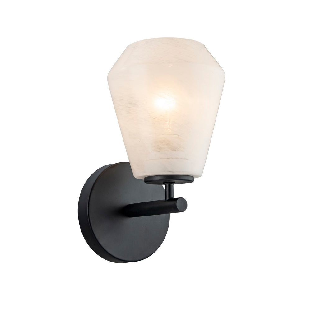 Artcraft Canada - One Light Wall Sconce - Brooke - Black- Union Lighting Luminaires Decor