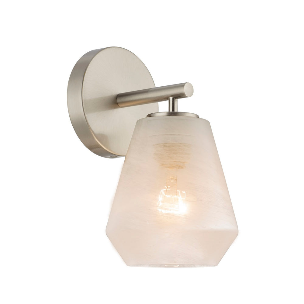 Artcraft Canada - One Light Wall Sconce - Brooke - Brushed Nickel- Union Lighting Luminaires Decor