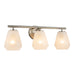 Artcraft Canada - Three Light Bathroom Vanity - Brooke - Brushed Nickel- Union Lighting Luminaires Decor