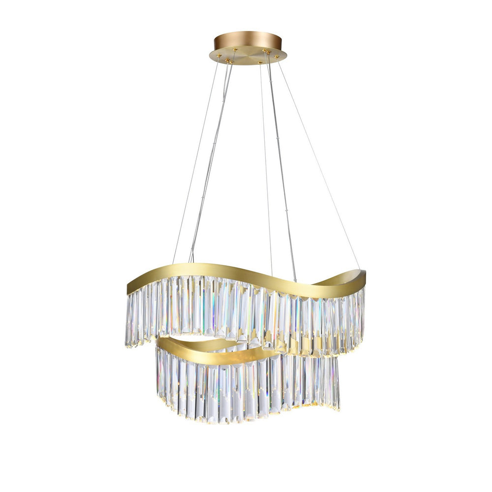 Artcraft Canada - LED Chandelier - Jules - Brass- Union Lighting Luminaires Decor
