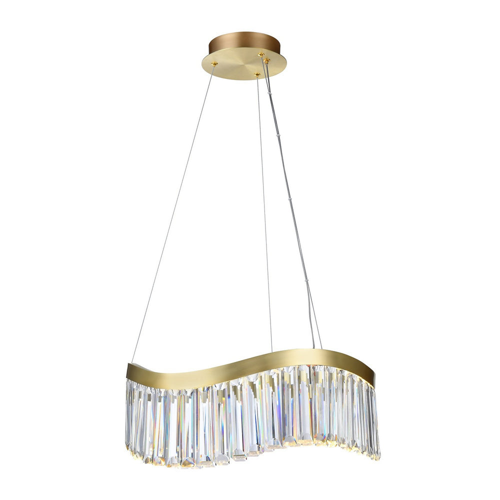 Artcraft Canada - LED Chandelier - Jules - Brass- Union Lighting Luminaires Decor
