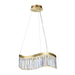 Artcraft Canada - LED Chandelier - Jules - Brass- Union Lighting Luminaires Decor