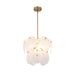 Artcraft Canada - Four Light Pendant - Lily - Brushed Brass- Union Lighting Luminaires Decor